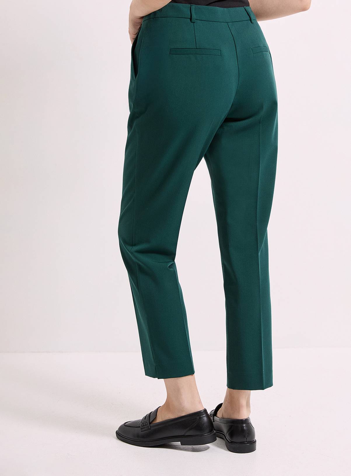 DOROTHY PERKINS Slim Leg Tailored Ankle Grazer Trouser Dark Teal 14 - Image 4